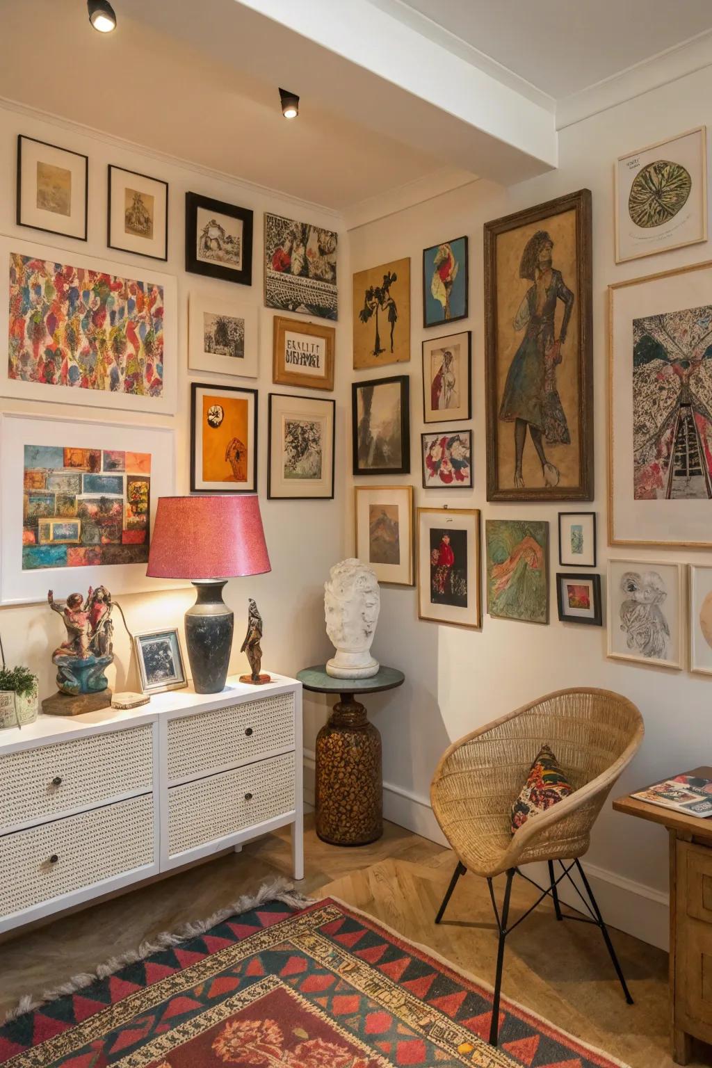Artwork conveys a personal and unique element to your dwelling.