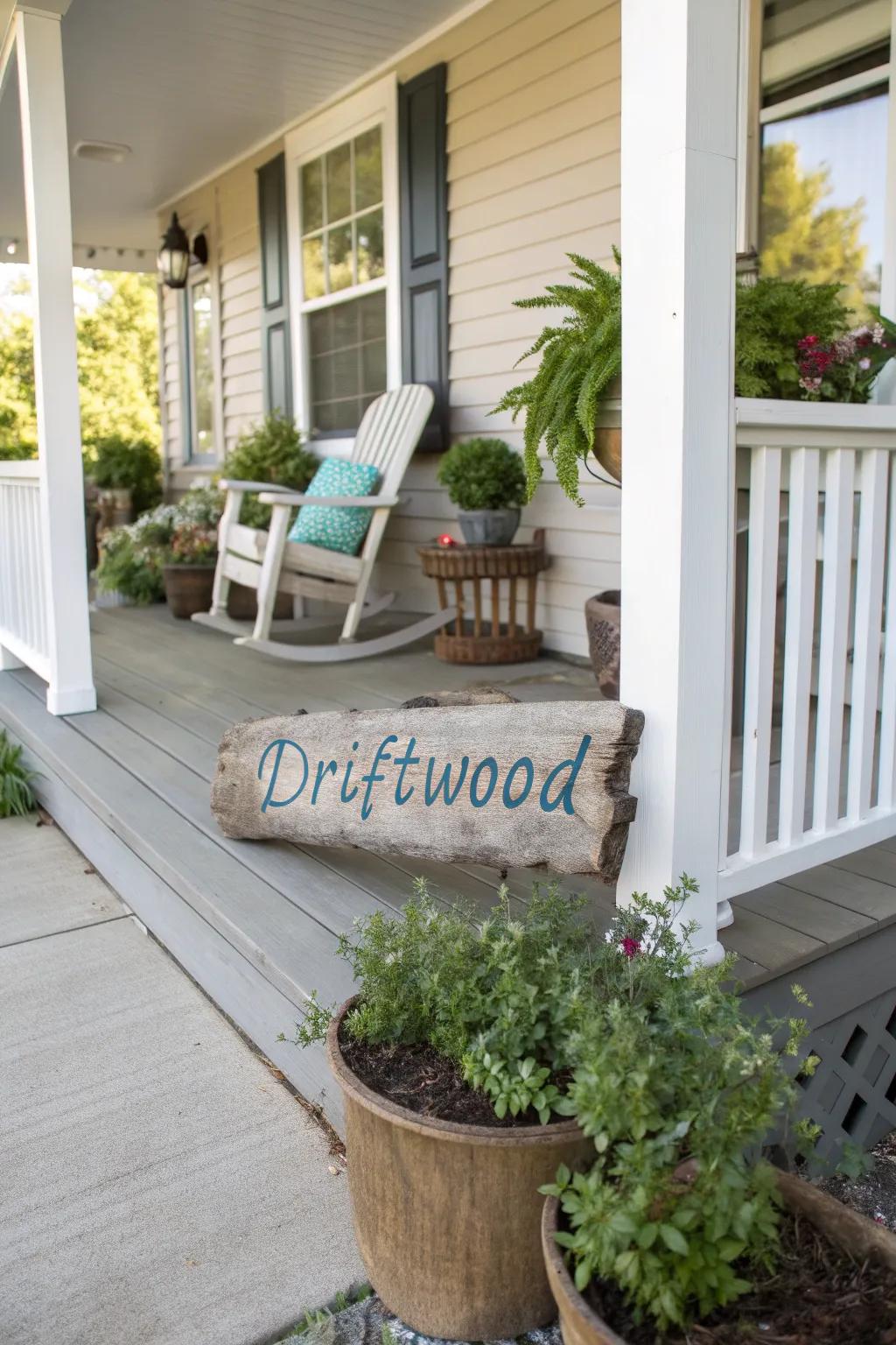 Salute visitors utilizing a personalized shorewood plaque.
