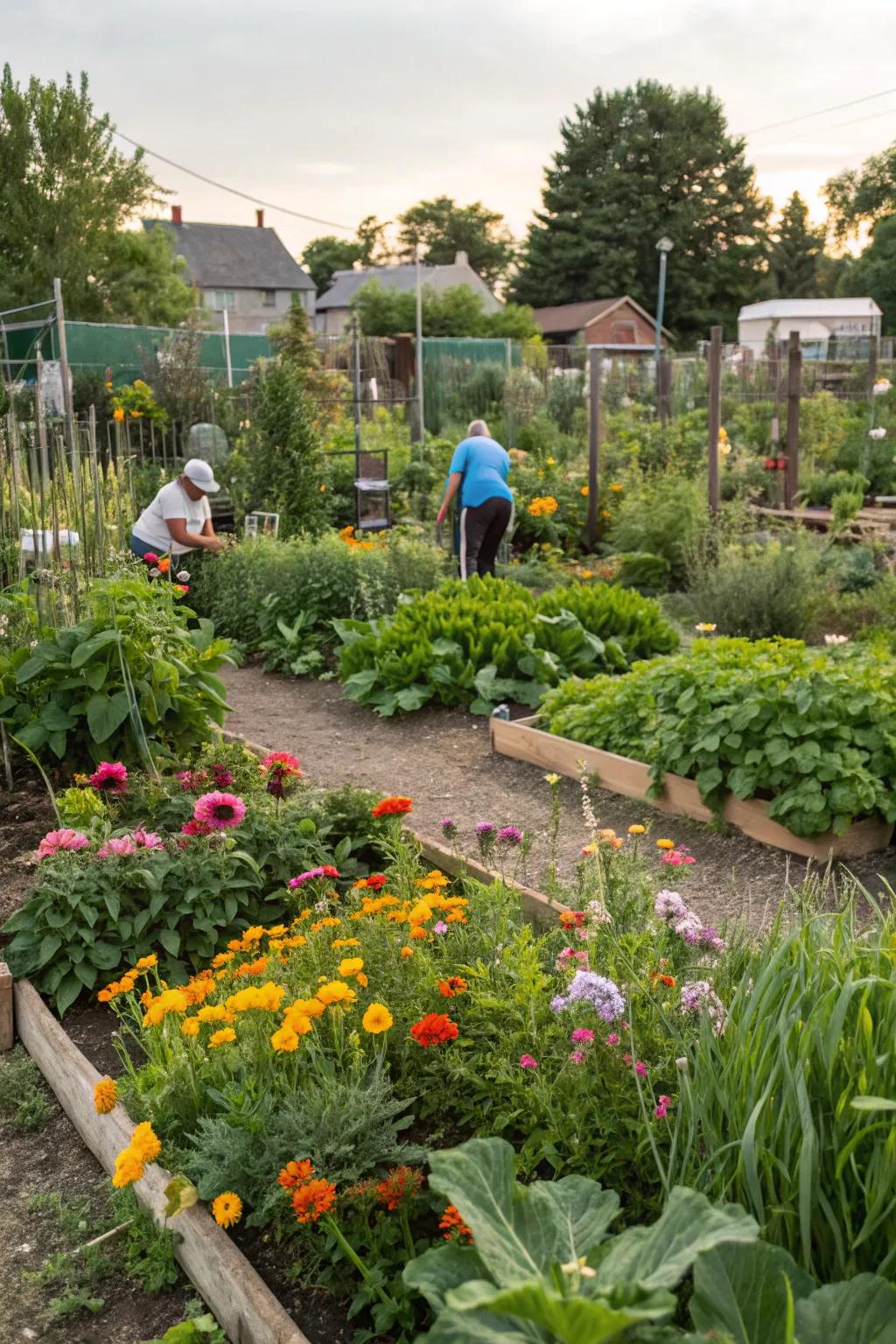 A community garden that nourishes the body and soul.