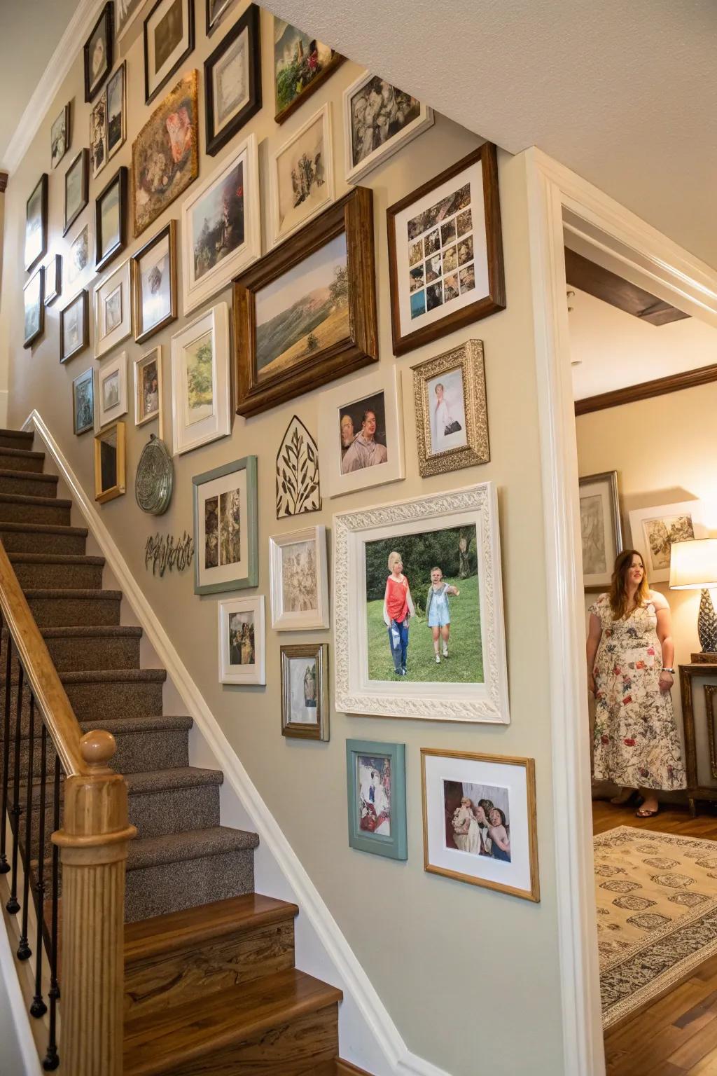 Curated image collage with art elements.