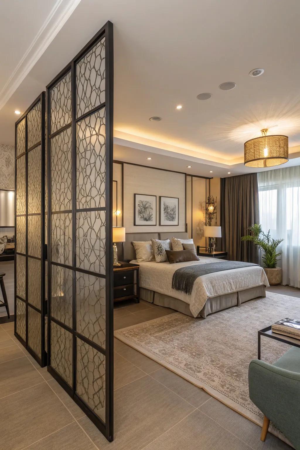 Room segregators enhance privacy and focus by originating distinct zones.