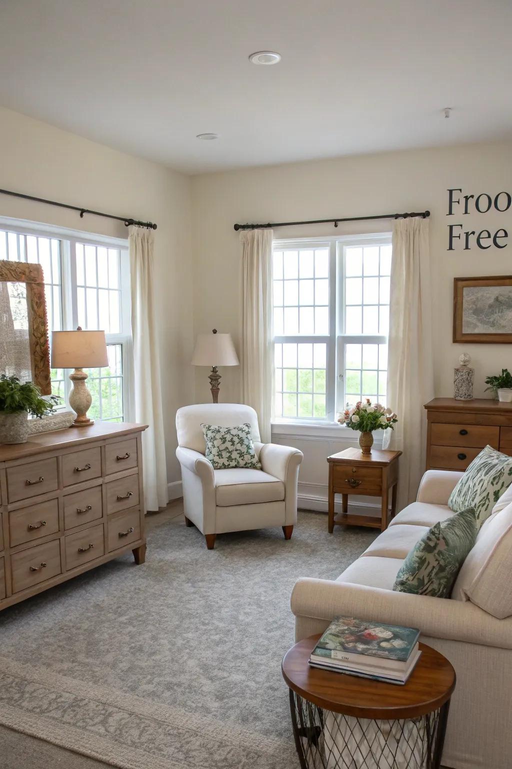 A space free of broken items promotes harmony.