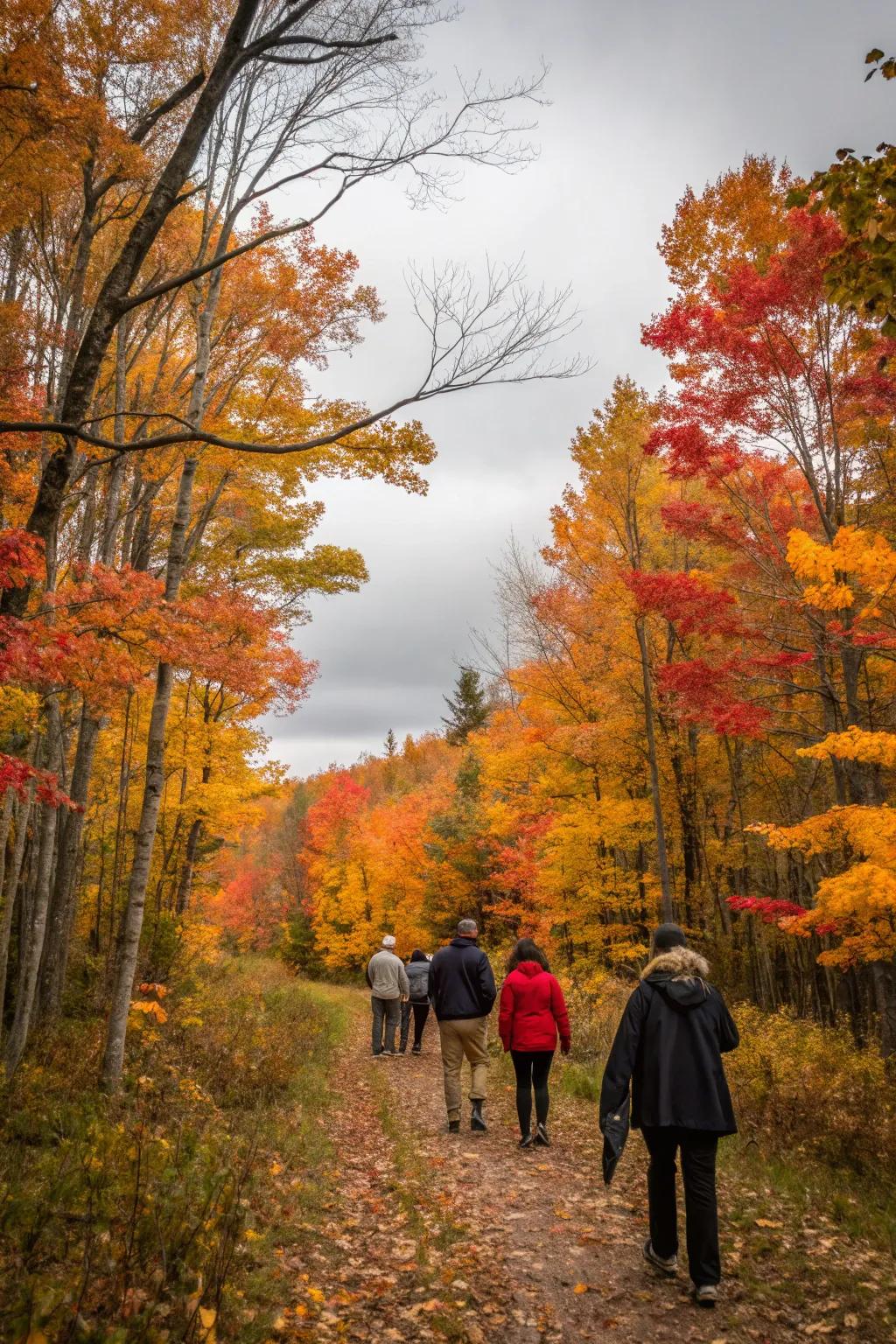 Nature walks are a serene way to enjoy autumn's beauty.