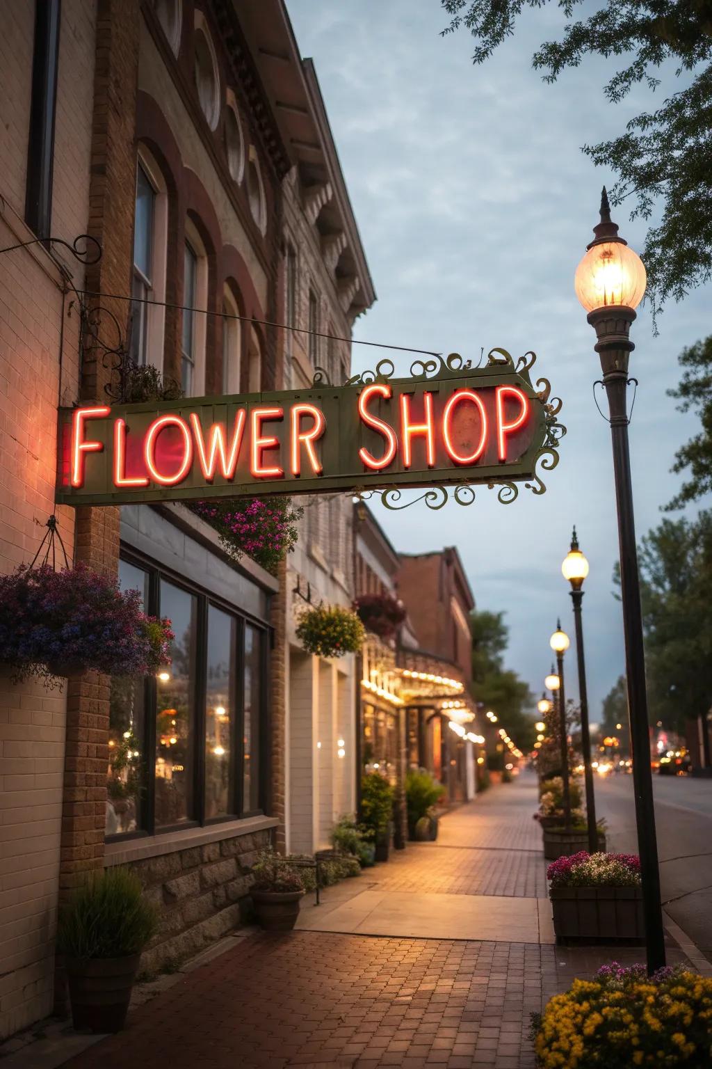 Retro sparkle lights that add a nostalgic appeal to the shopfront