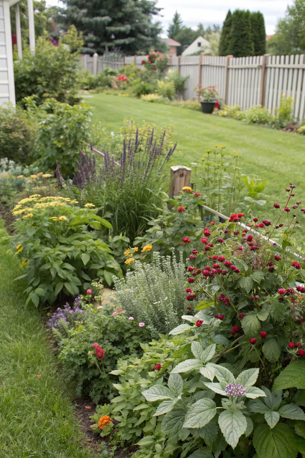 Food-producing plants adding a practical spin to the garden