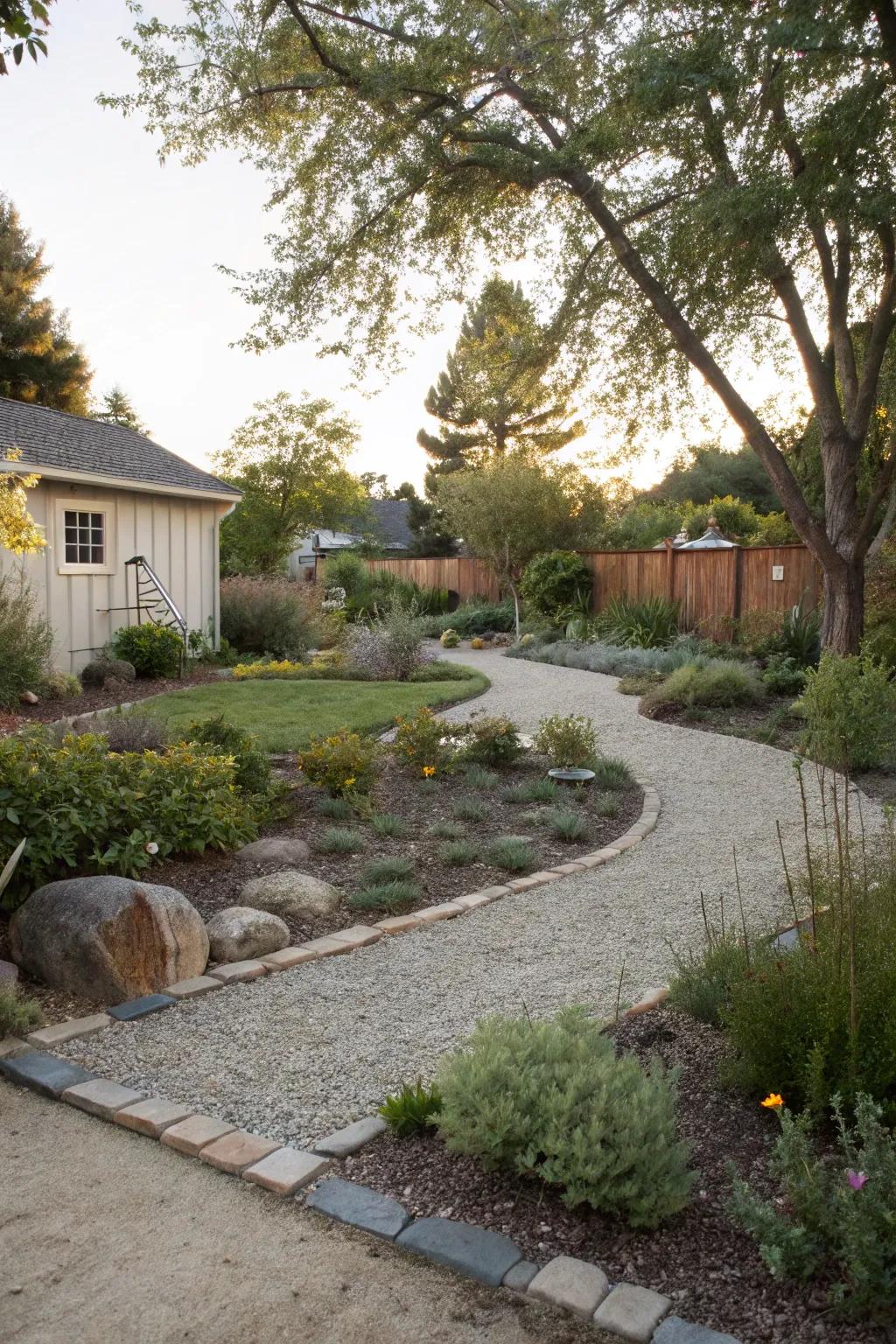 Naturalistic gravel gardens proffer a wild and untamed magnificence.