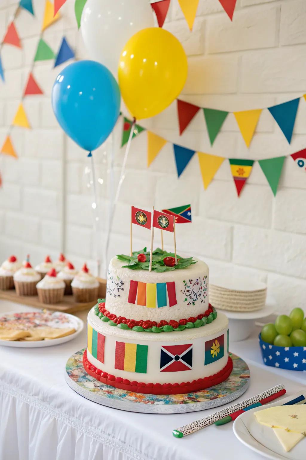 A cake that steals the show.