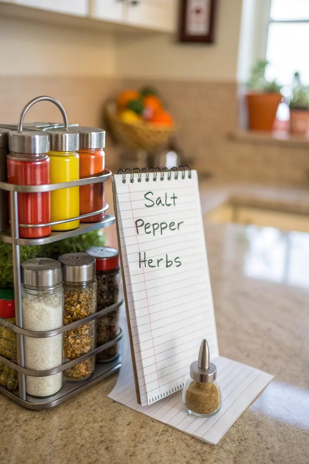 Flavorings and spices make your meals flavorful.