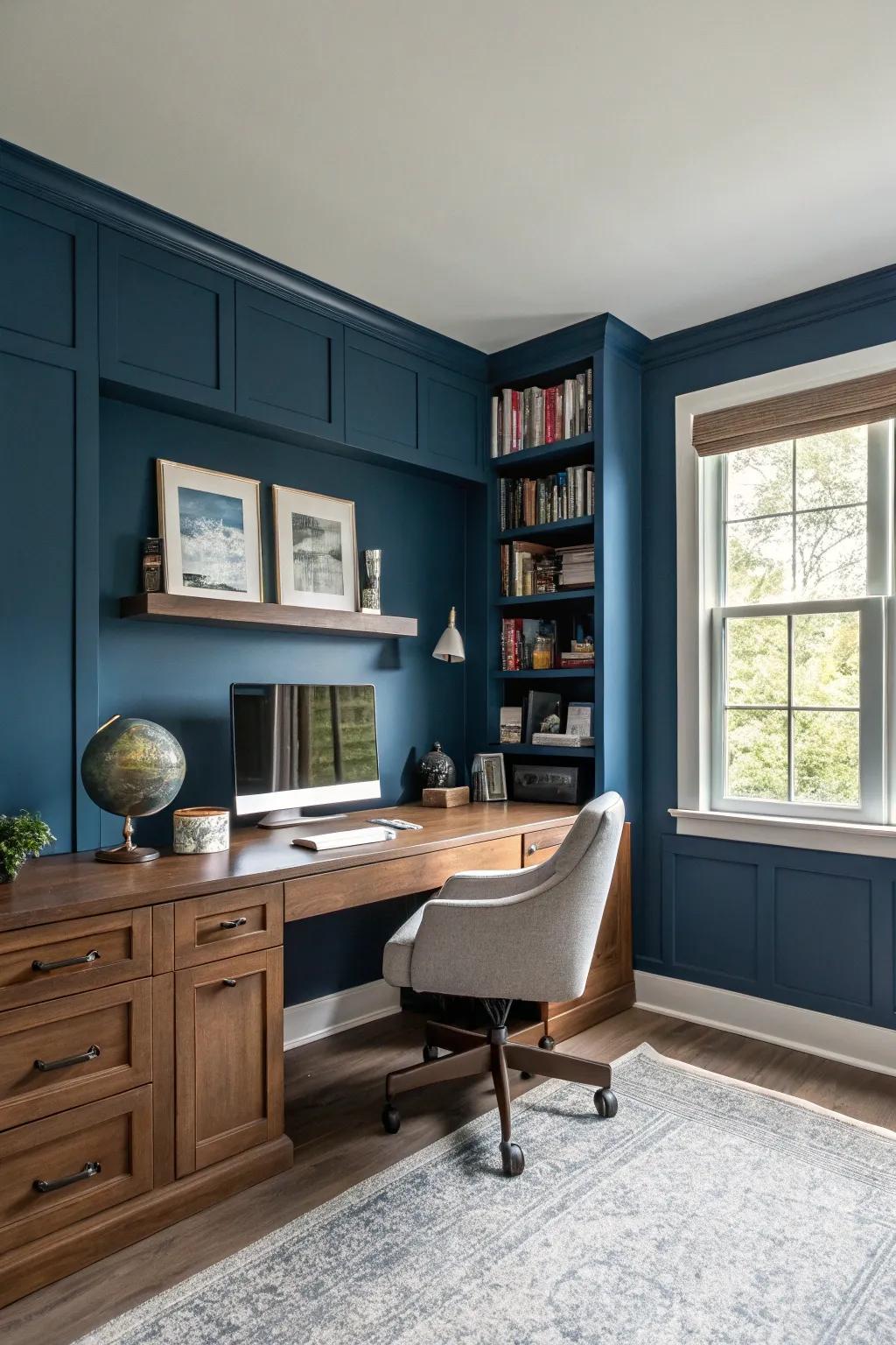 An accent wall can be a simple yet effective choice