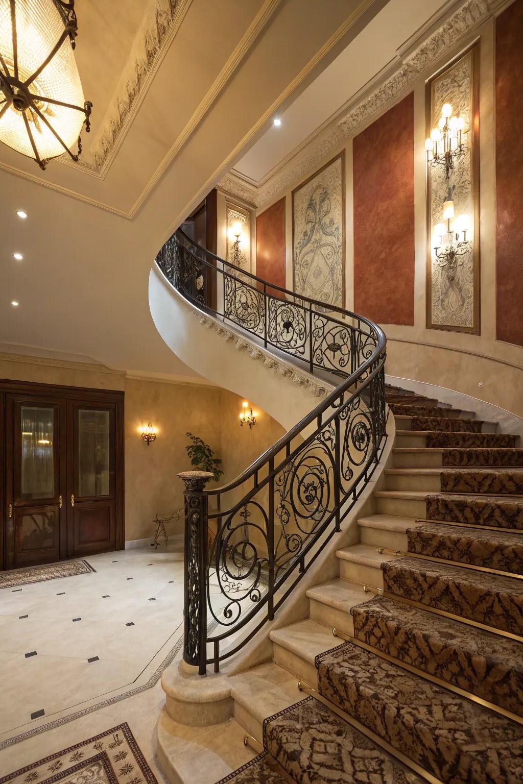 Art Ornament railings bring charm and luxury.