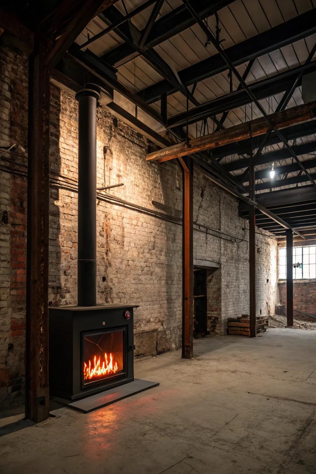 Hearth adds intimacy.