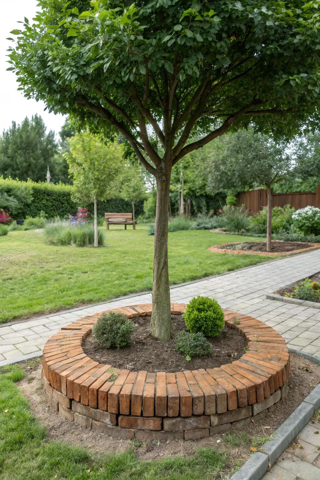 Edging equips framework and simplicity in garden blueprint.