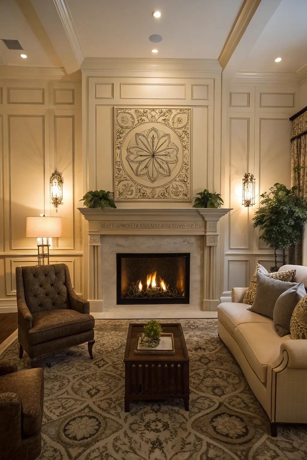 Symmetrical designs offer equilibrium and harmony.