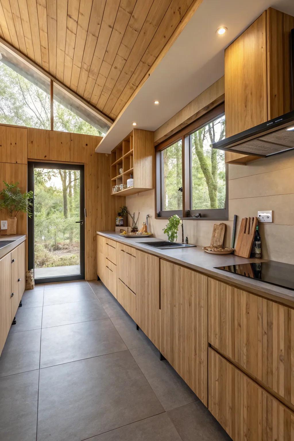 Fashion a sustainable kitchen through earth-conscious resources.