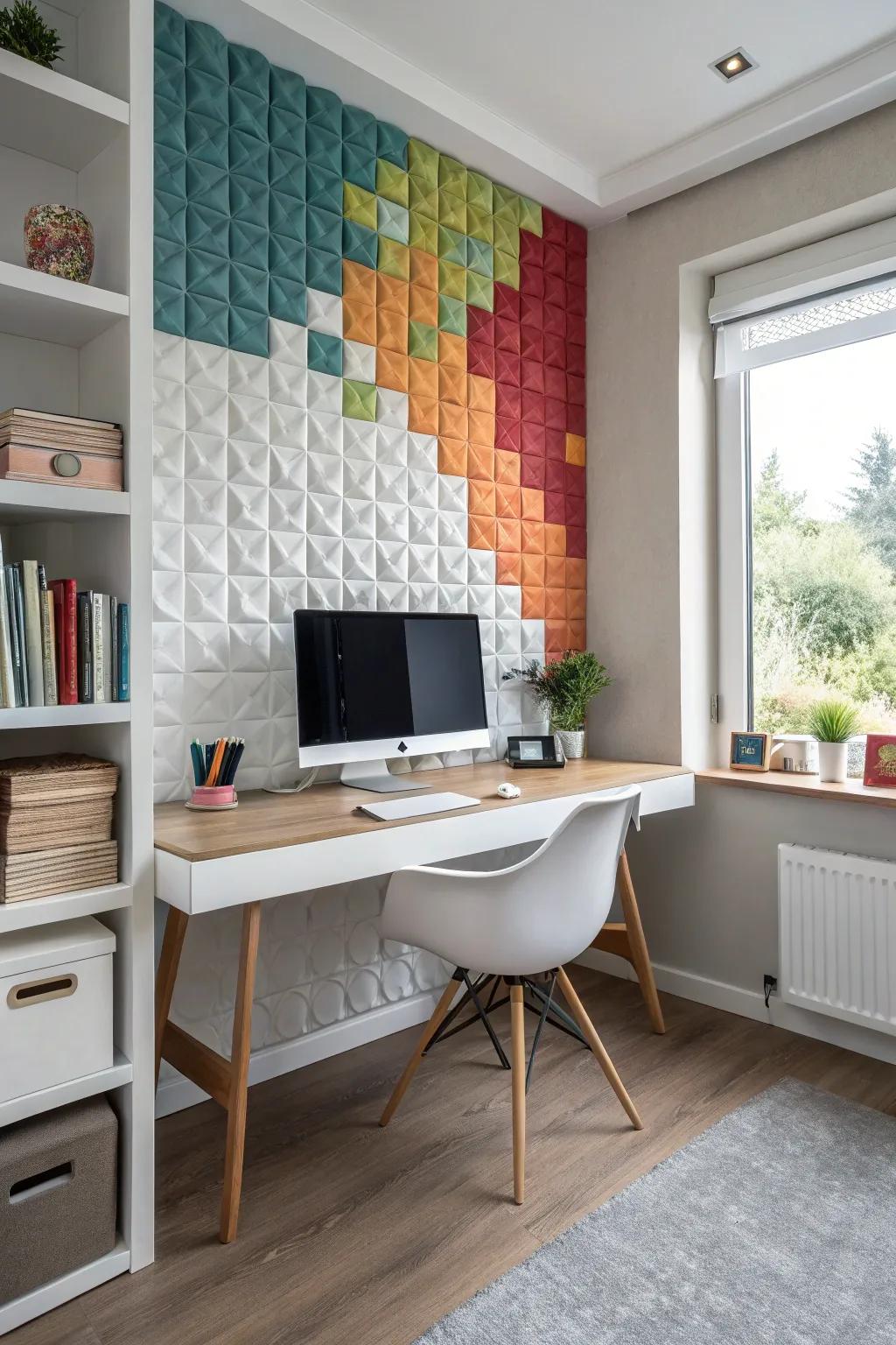 Foam pieces provide a soft and lightweight mosaic option.