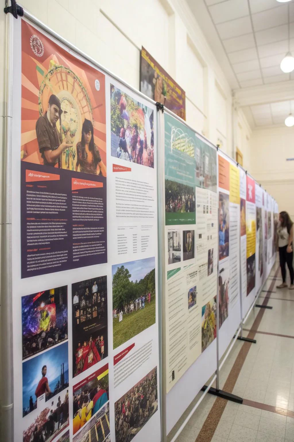 A bulletin board highlighting world-class music showcases from across the globe.