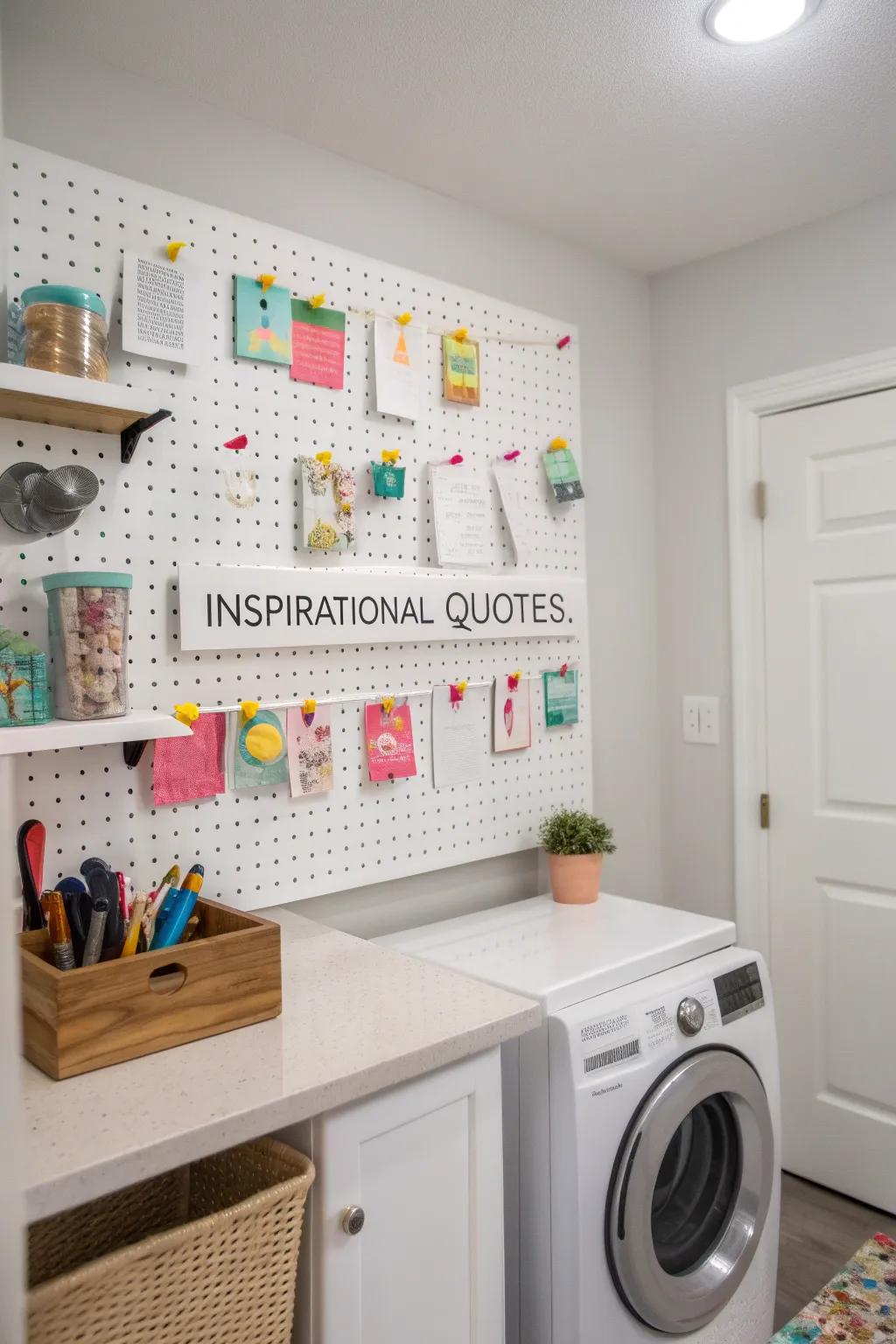 A panel board quote board will brighten your day.