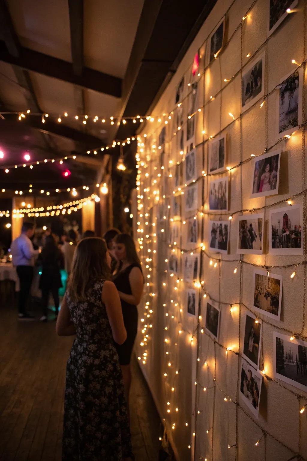 Spark lights infuse a captivating and whimsical sensation to your picture display.