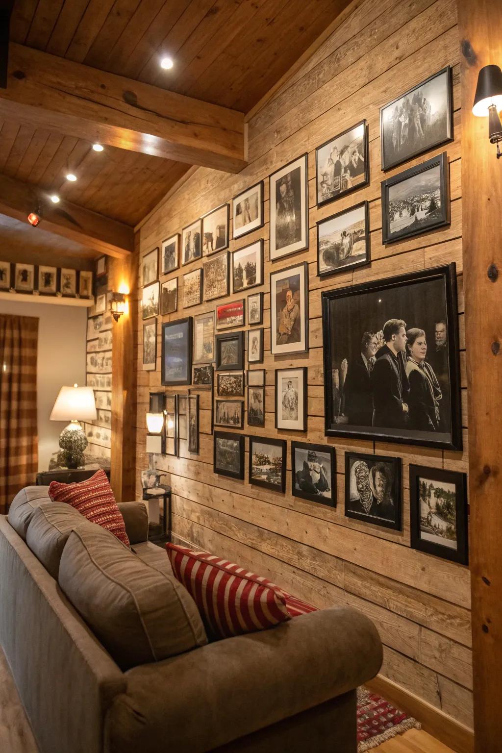 Embrace nostalgic charm with a vintage film photo collage.