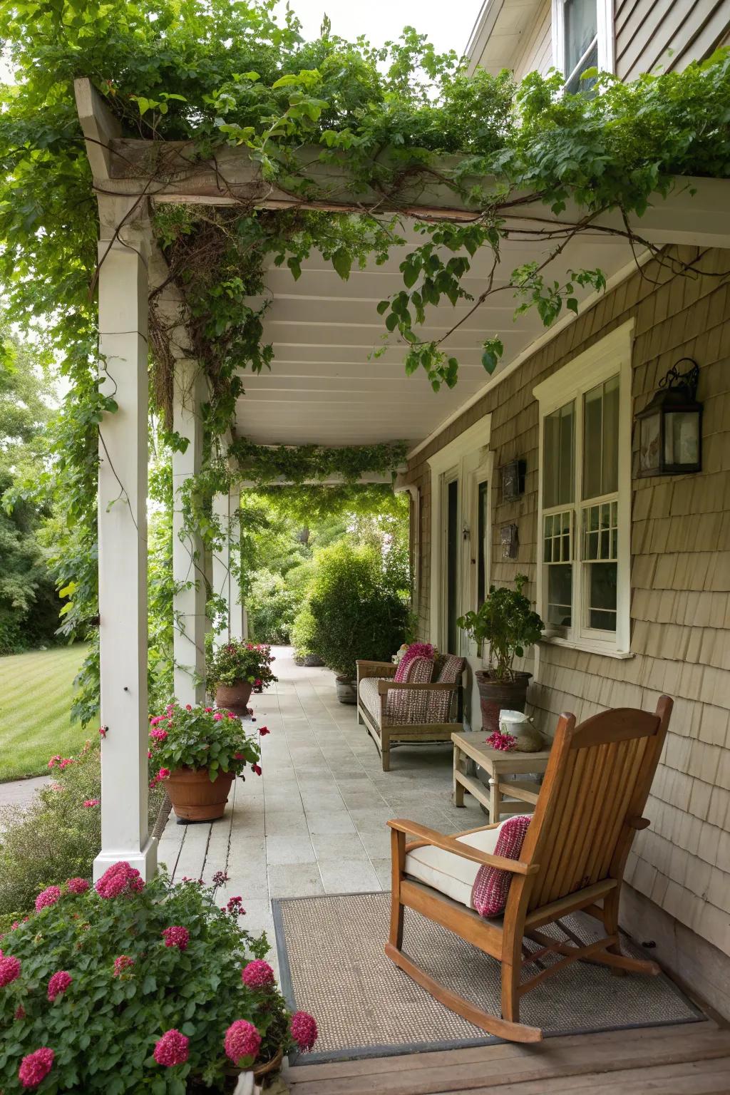 Airy and open using a framework style.