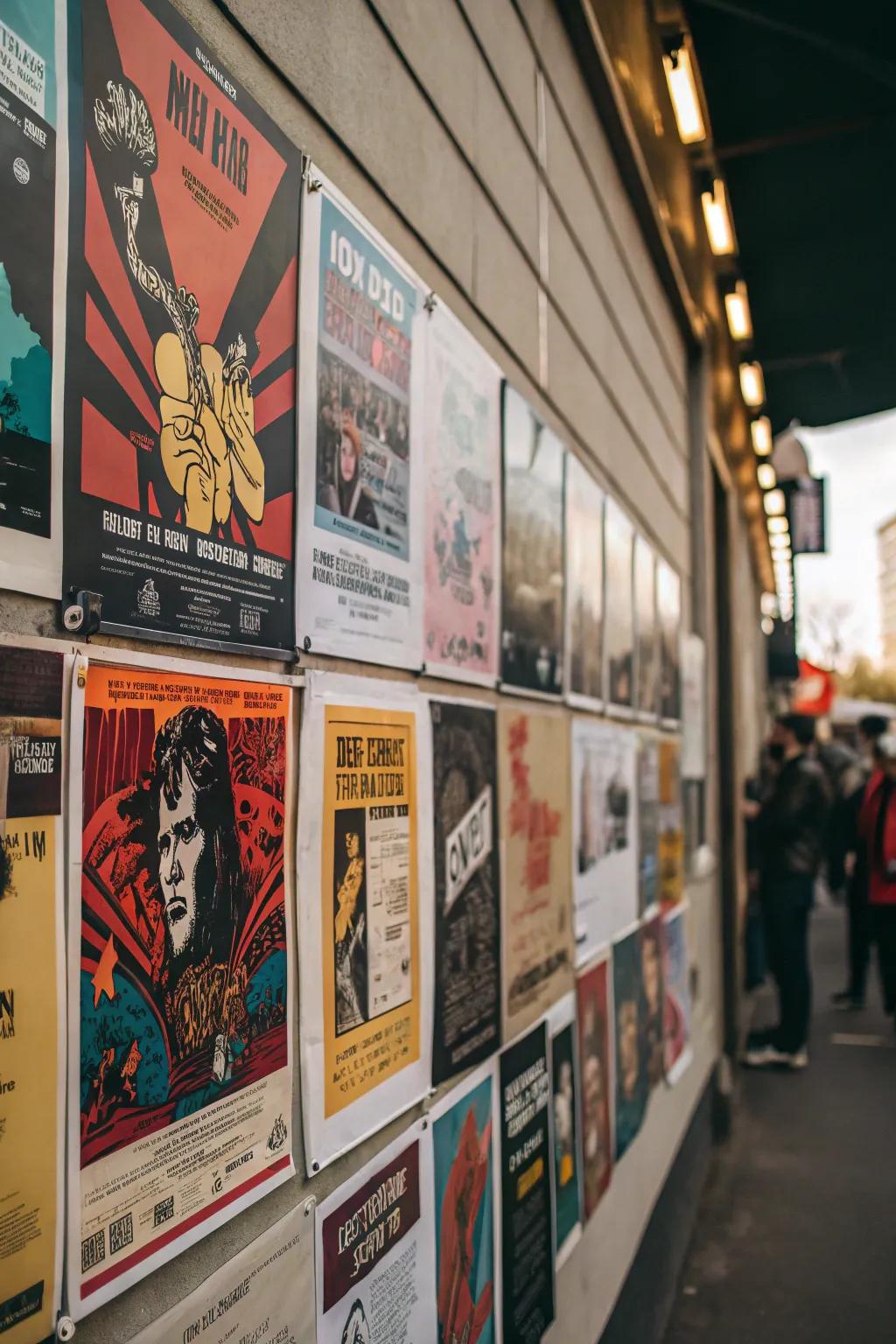 Eclectic wall art makes for an intriguing, dynamic decor.