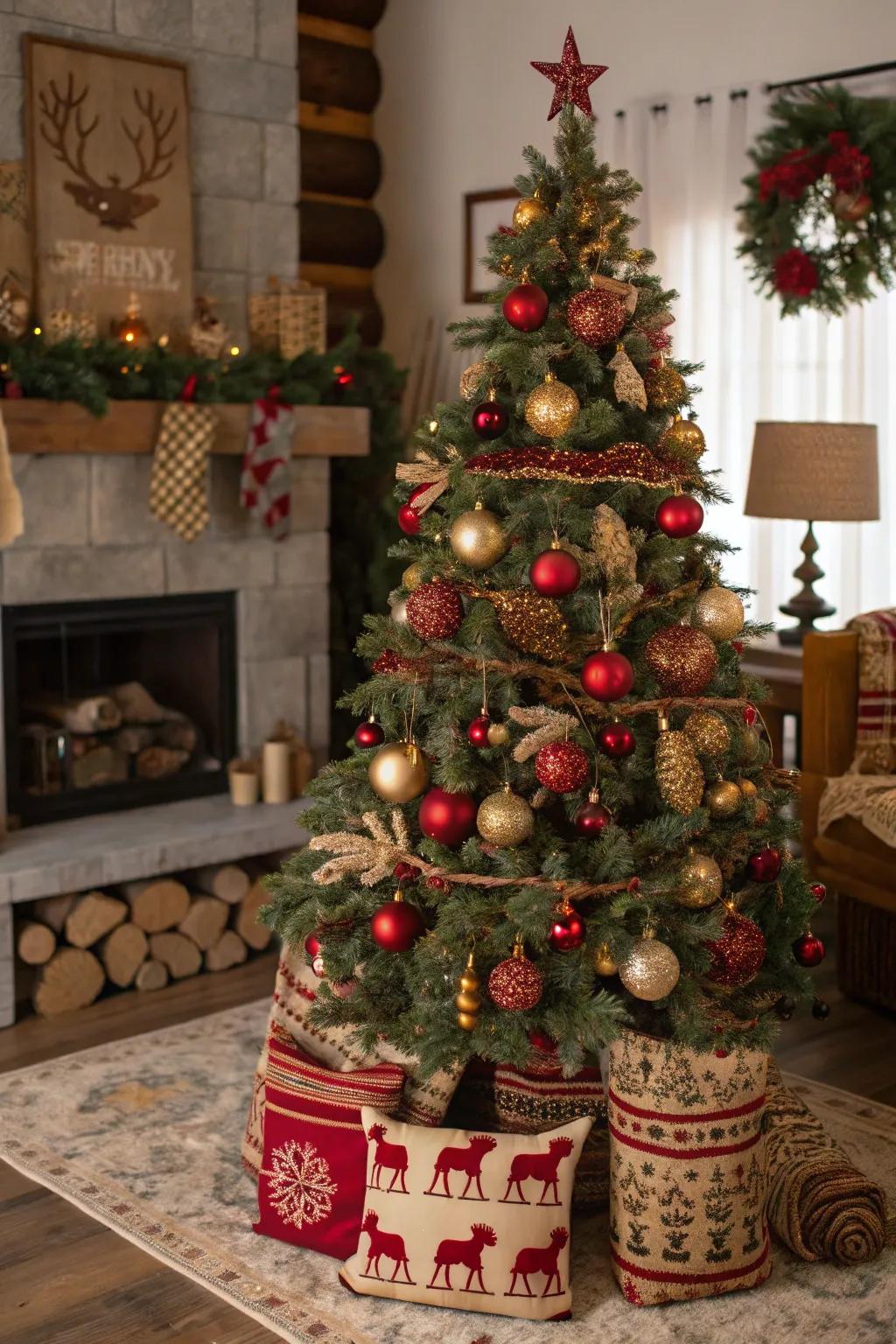 Themed decorations establish a harmonious aesthetic.