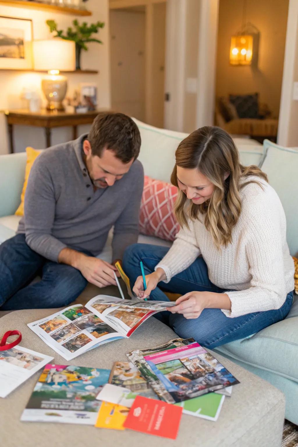 Visualize your future with a creative visual board.