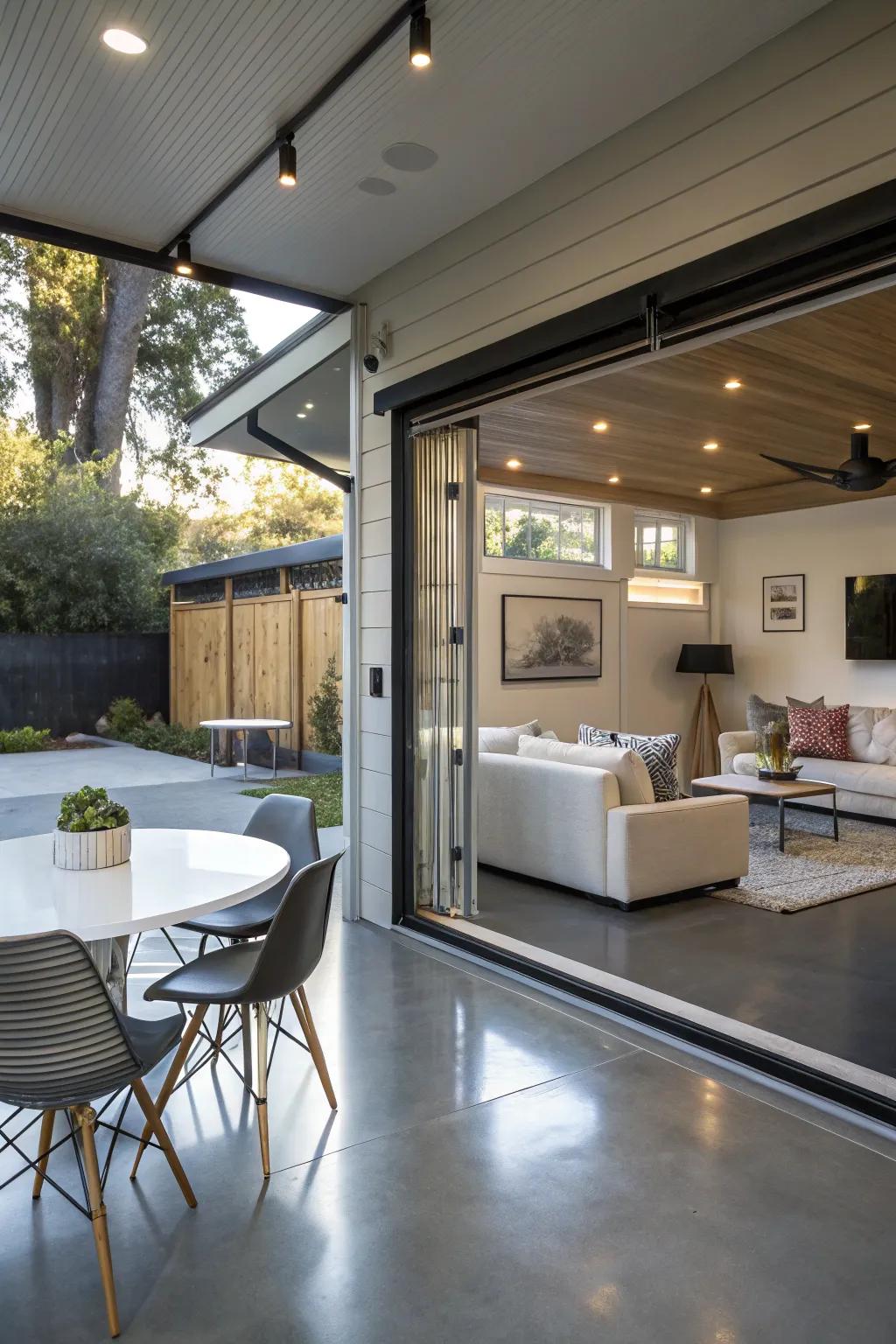 Garage conversions create versatile living spaces in small homes.