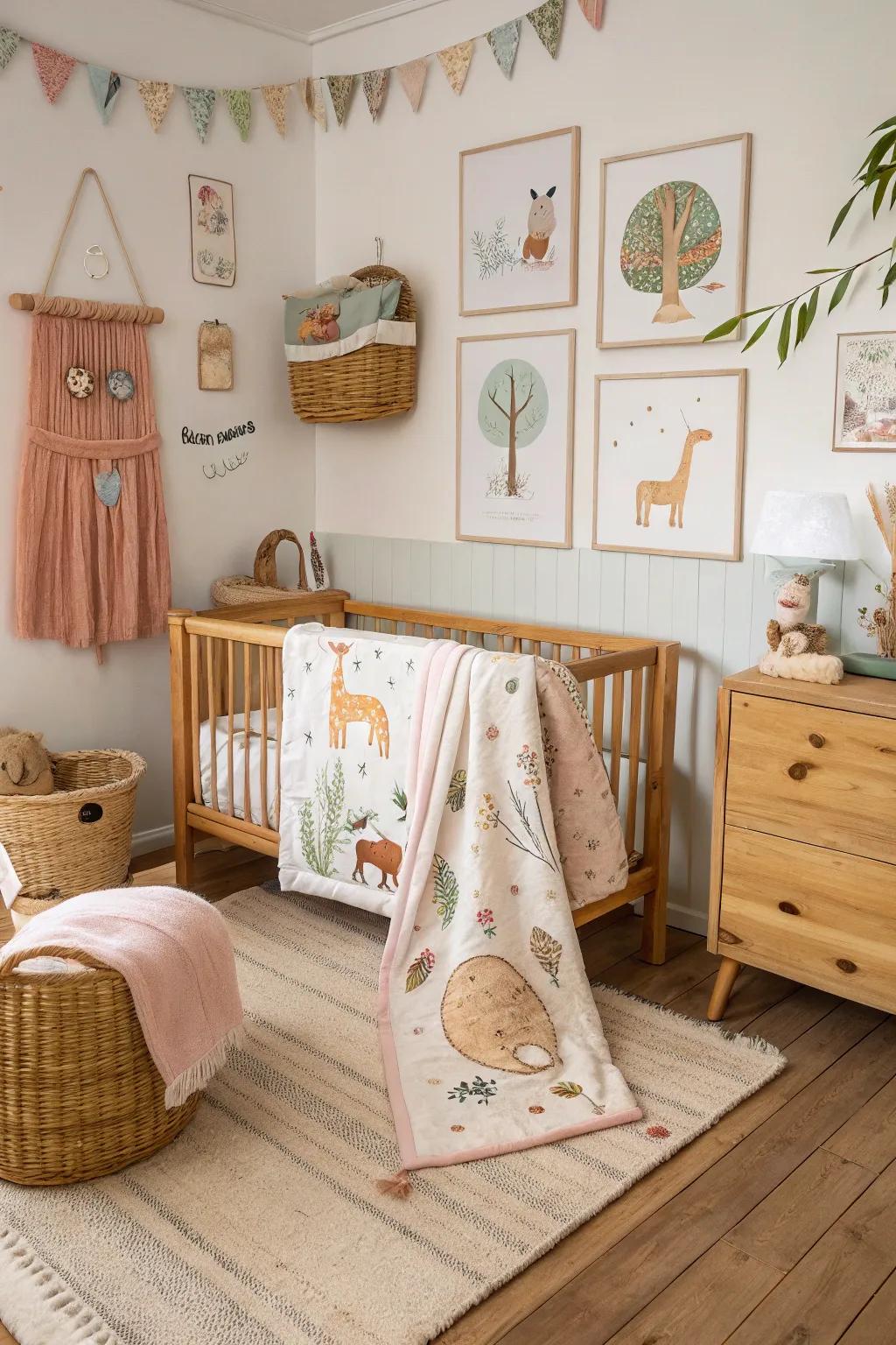 Creature patterns introduce playful charm.