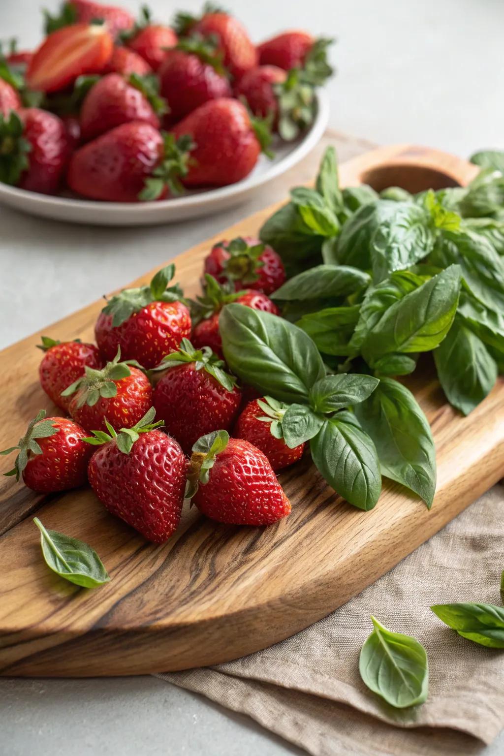 Herbs that add a gourmet touch to fruit.