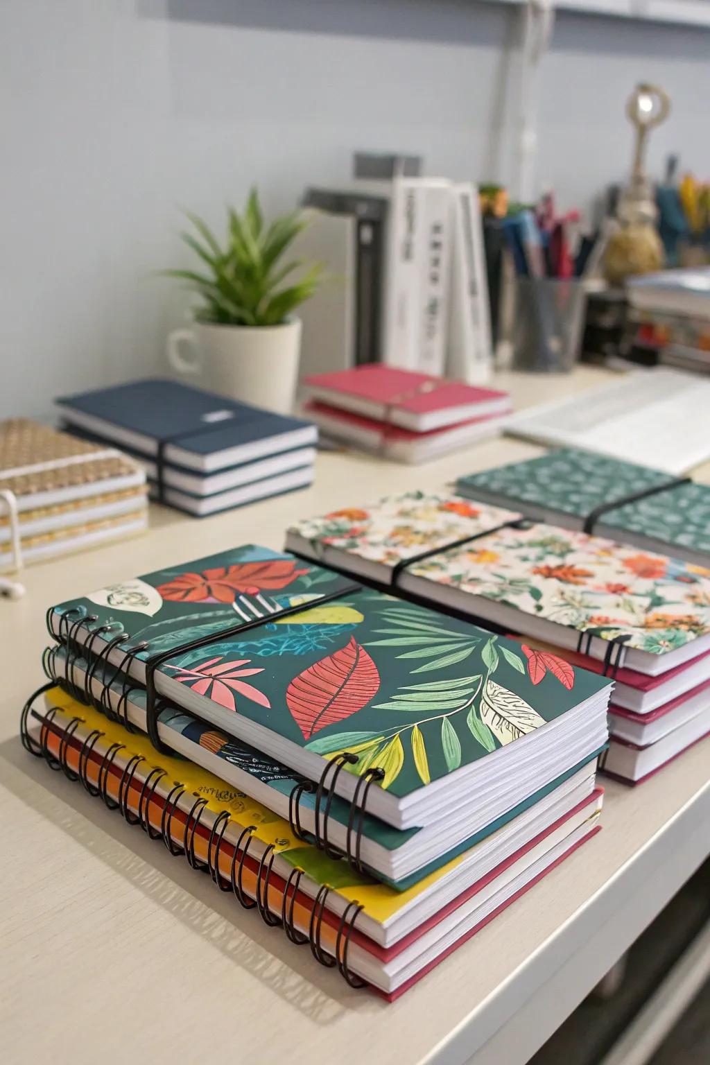 Small note books are perfect for capturing every thought.
