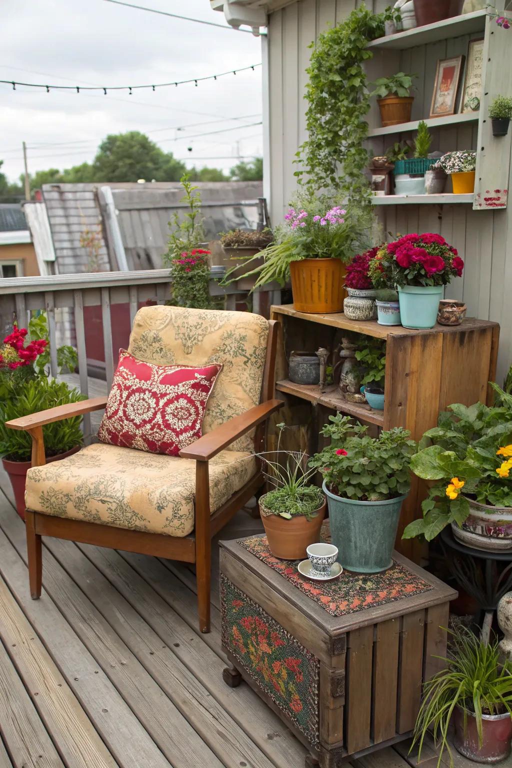 Thrift items offer a unique charm and budget-friendly style.