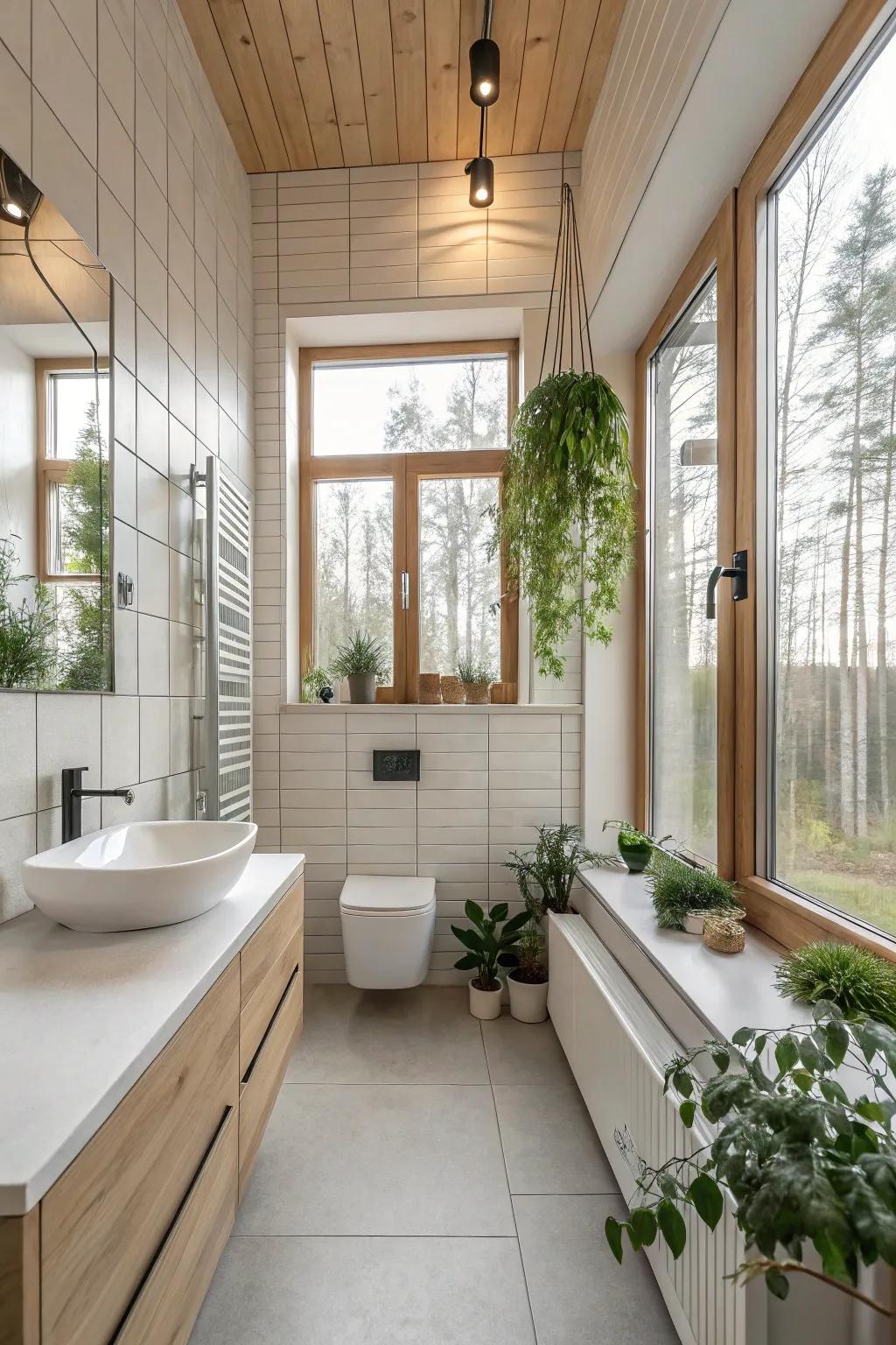 Eco-conscious materials combine sustainability with beauty.