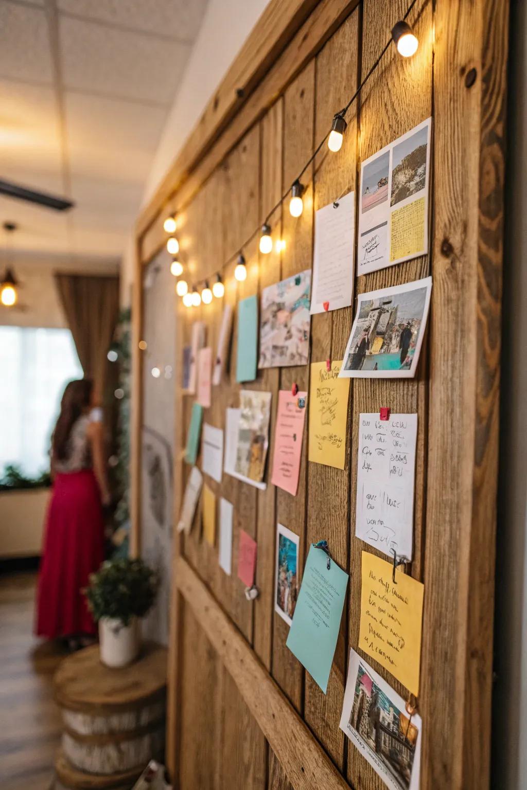 Coarse timber textures give an authentic camping atmosphere.