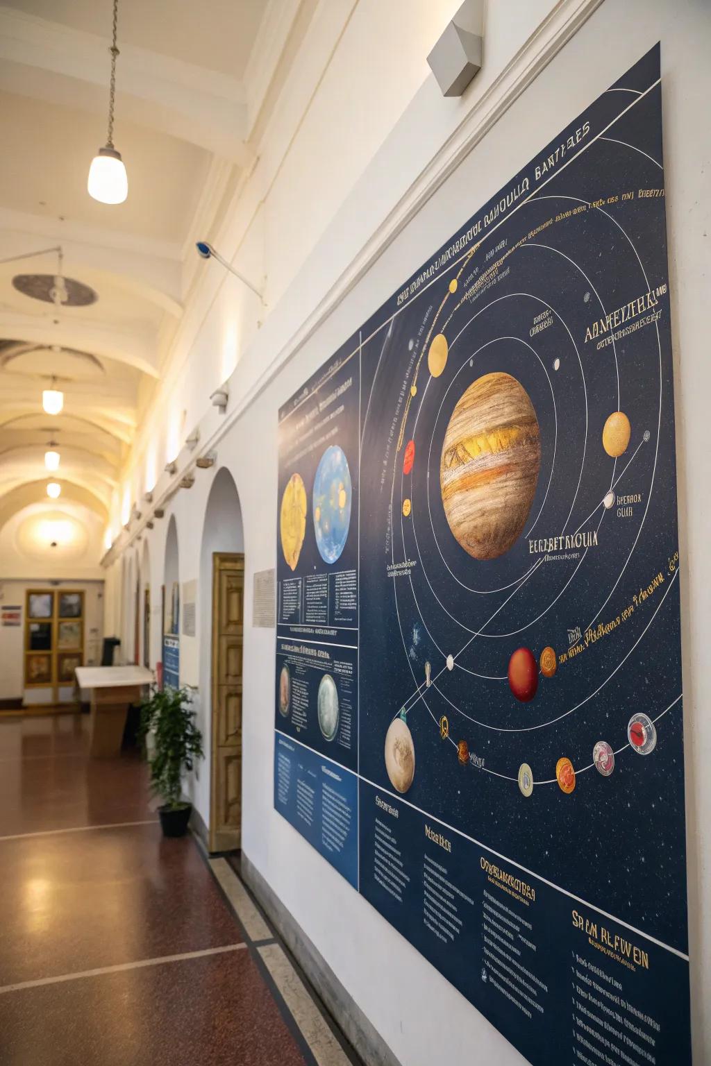 Space charts provide educational value and aesthetic appeal.