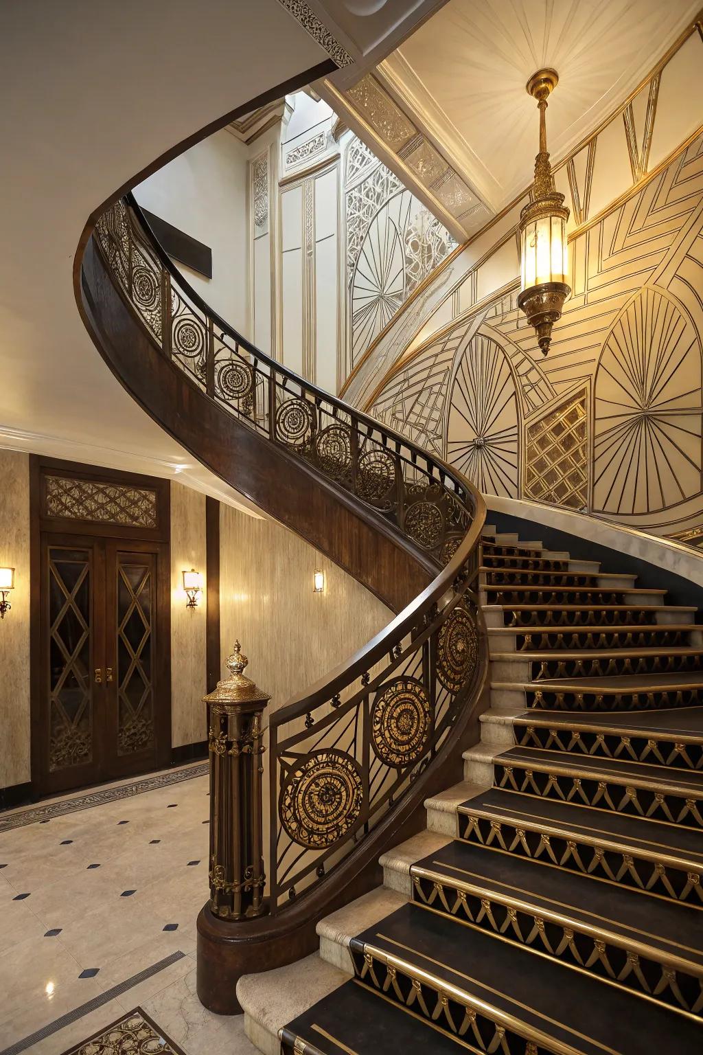 Gatsby Era panels introduce vintage glamour and style.