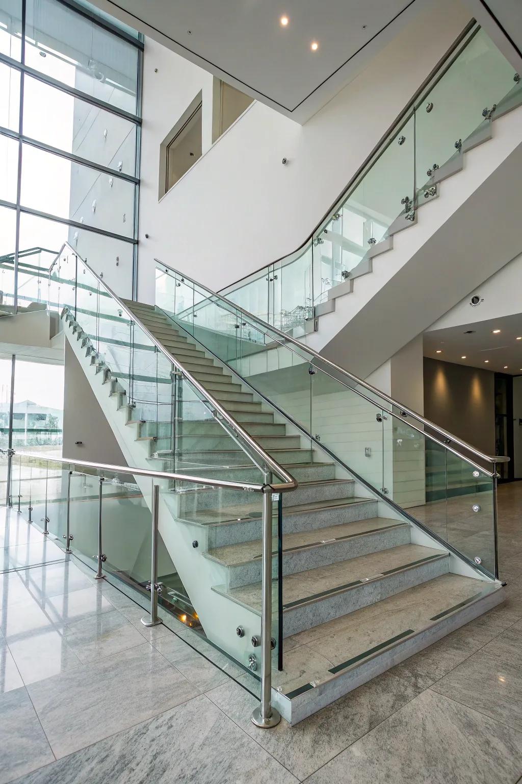 Open up your space with glass.