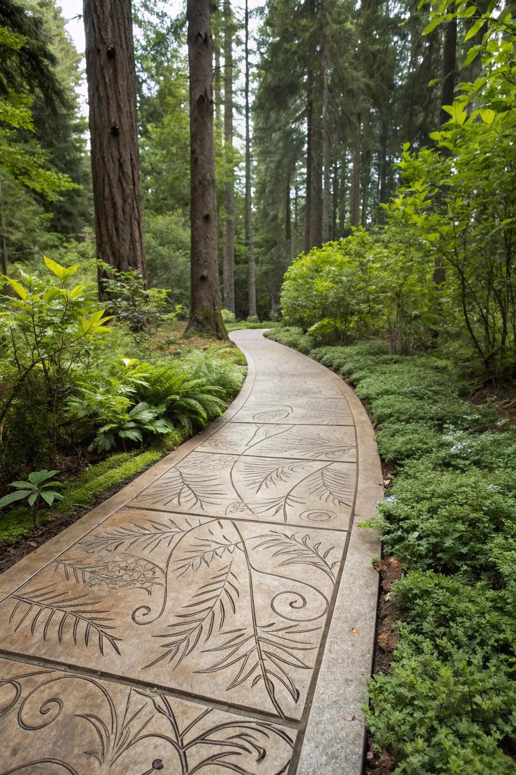 Step into an enchanted forest with nature-inspired designs.