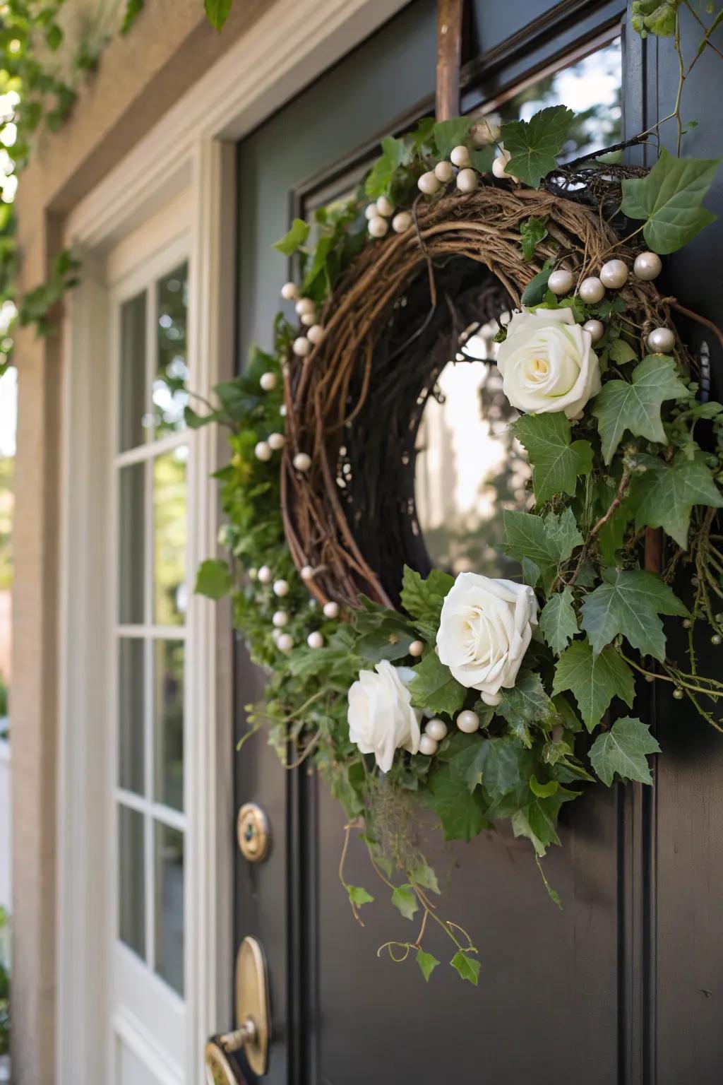 Append a hint of elegance with gems and roses.