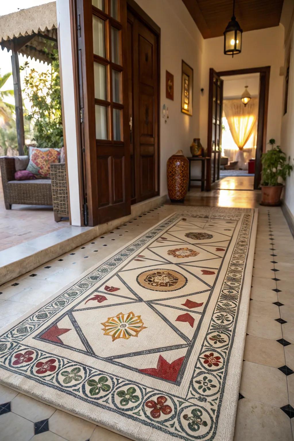 Celebrate heritage using culturally inspired tile designs.