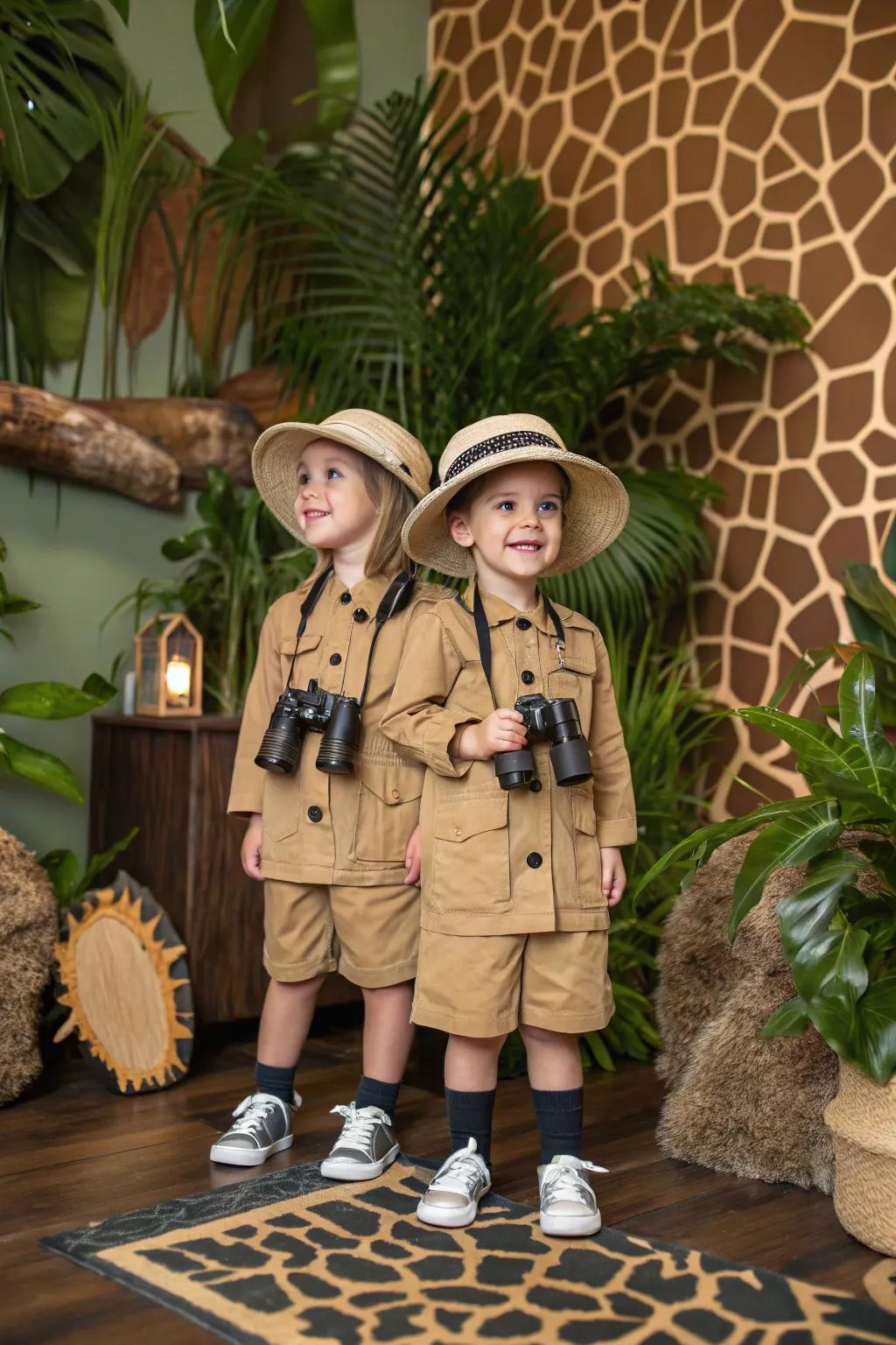 Prepared to investigate: twins as 'Wilderness Wayfarer'.