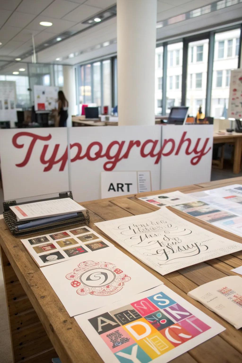 Combining different lettering styles adds playful and energetic vibe.