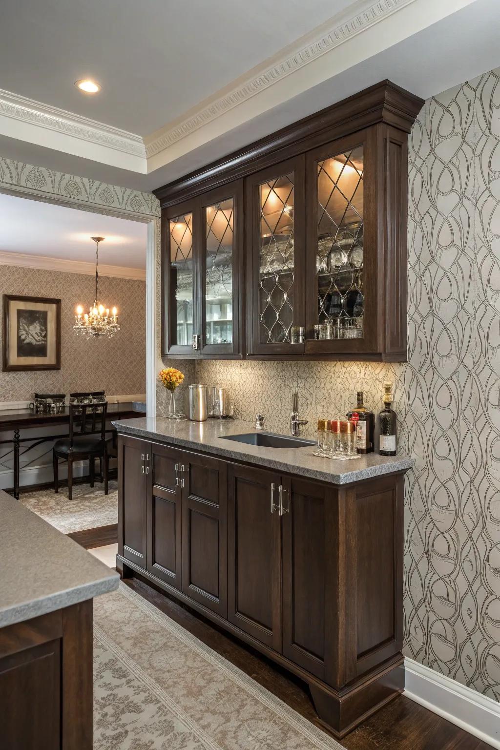 Amplify ambiance with soft paper accents.