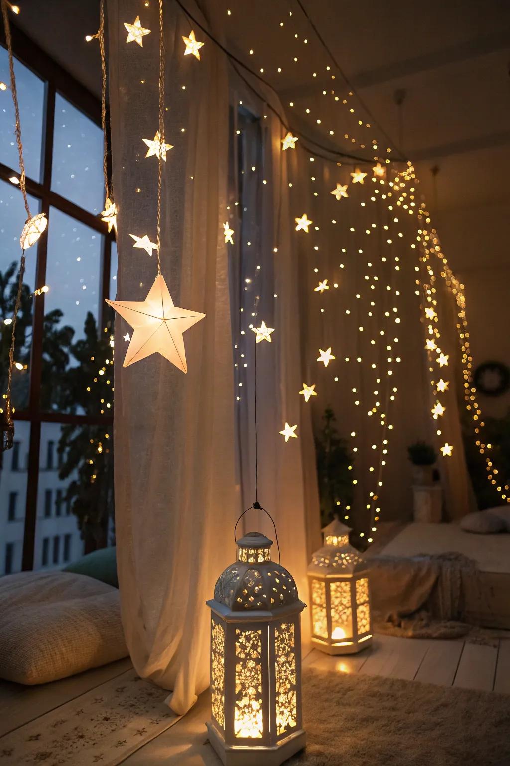 Pixie lights for tender and mystical illumination.