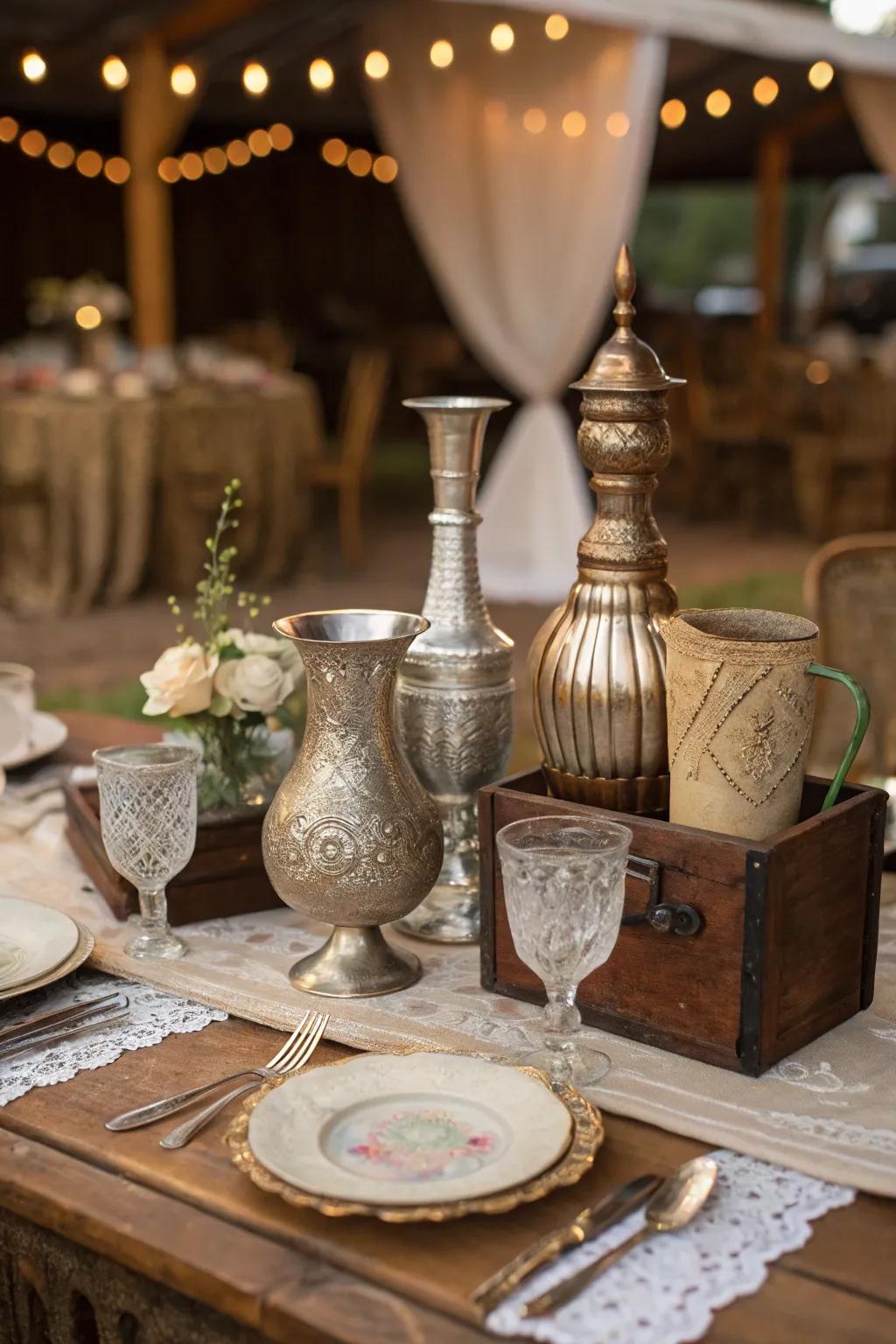 Retro arrangements that spark a feeling of timeless classiness.