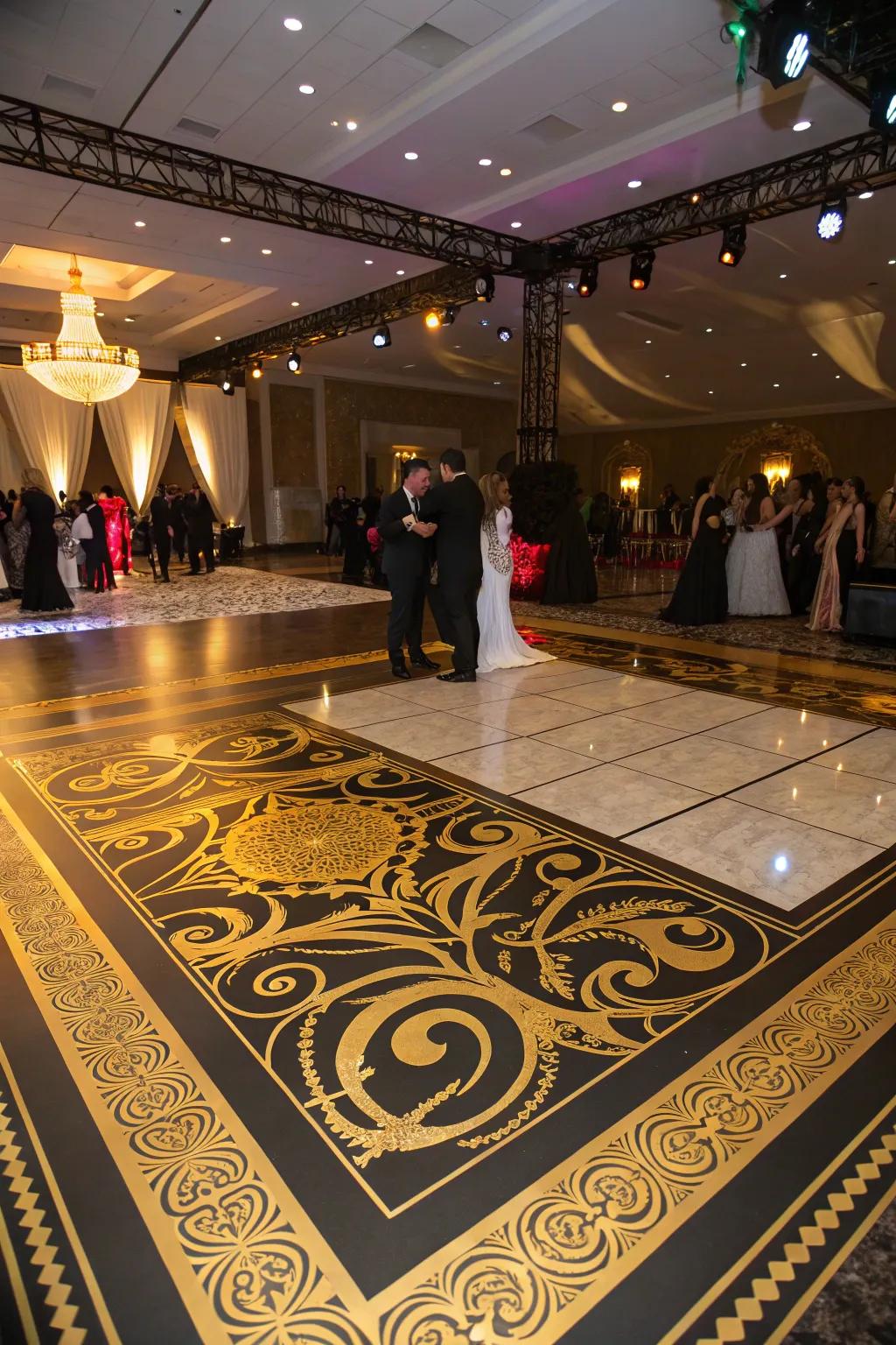 A stylish dance space inviting guests to dance the night away.