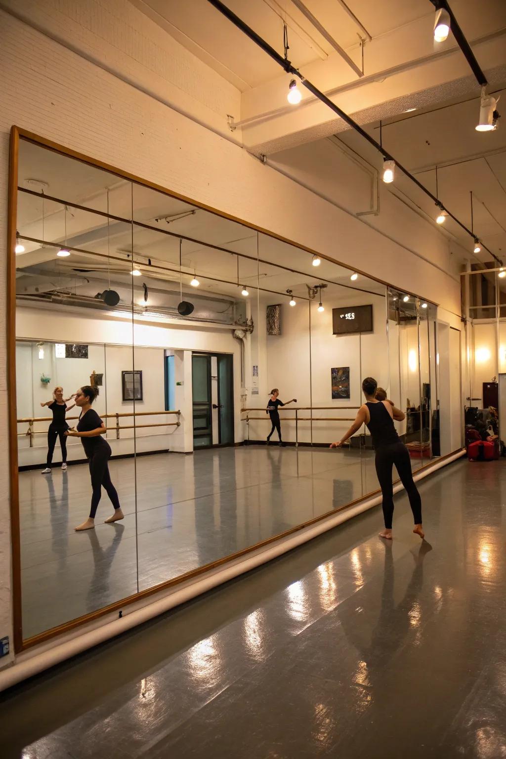 Dance to your heart’s content in a dedicated studio space.
