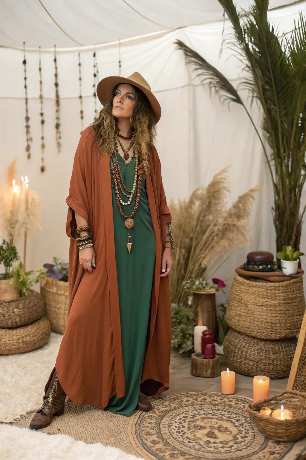 A witch with a bohemian soul and magical touch.