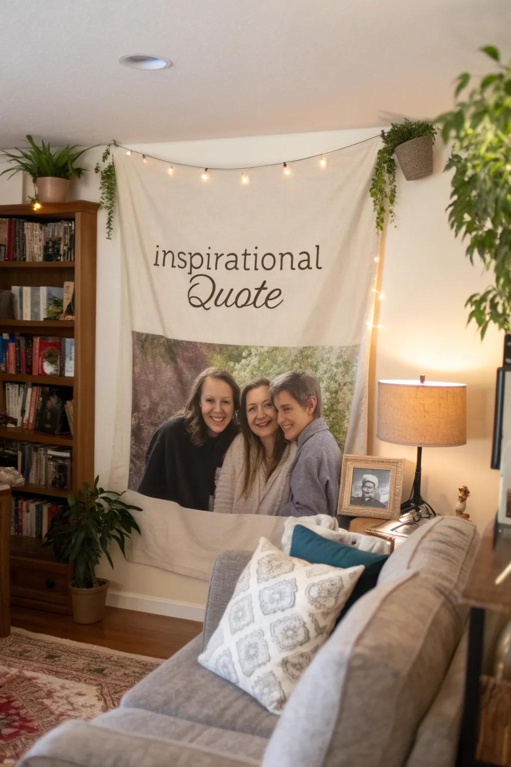 Customized tapestries make your space uniquely yours.