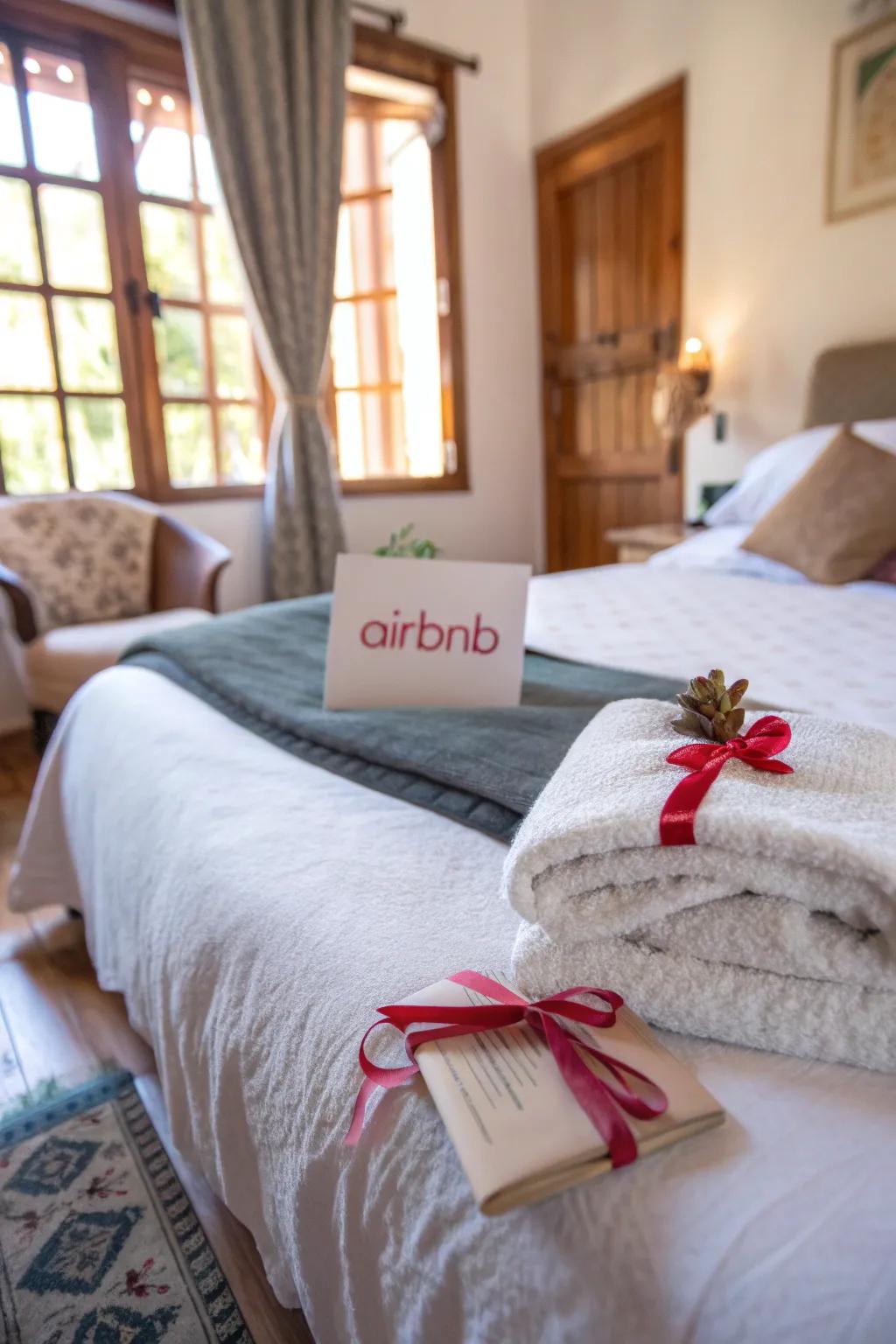 Custom welcome touches make guests feel special and appreciated.